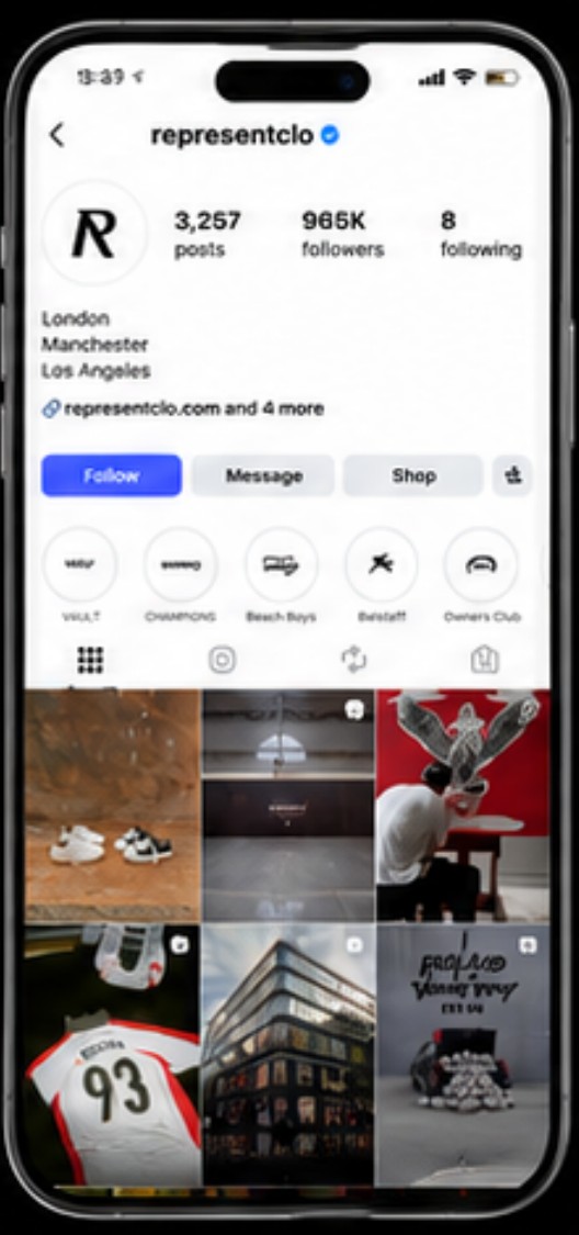REPRESENT — Instagram Social